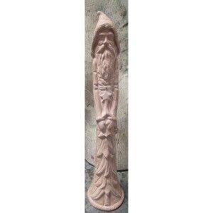 Vintage Scioto Ceramic Mold Pencil Santa With Tree 9.75” Christmas Decor